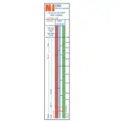 NEVS NDRM-A-1-F Drip Rate Monitor - Hospira Abbott Style F - 1000 ml 10-1/2" x