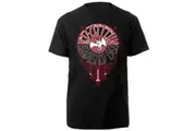 Led Zeppelin - Deco Circle Unisex Small T-Shirt - Black