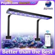 PopBloom 100W Full Spectrum Marine Led Aquarium Light for 90cm Reef Coral Tank