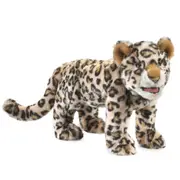 Folkmanis Leopard Cub 25.5cm Animal Hand Puppet Kids/Children Fun Play Toy 3y+