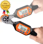 4Th Gen Mini Digital Torque Wrench 3/8-Inch Drive with Buzzer & LED, 1.8-60 Nm