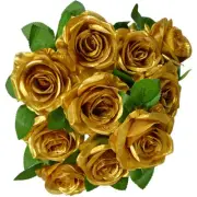 Artificial Flower Flowers for Wedding Faux Roses with Stems Mother
