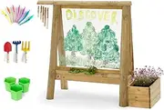 Plum Play Discovery Create and Paint Easel, Brown