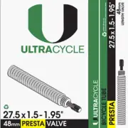 Ultracycle Presta Valve Tube 27.5 x 1.50-1.95"/48mm Valve