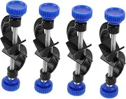 ULTECHNOVO 4pcs Cross Clip Accessories Lab Retort Stand Clips Metal Mini Clamp Lab Test Tube Holders Quick Clamps for Table Saw Lab Adjustable Holders Sliding Fastener Clamp Plastic Black