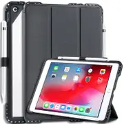 StylePro, smart folio shockproof case for iPad 7th, 8th, 9th, 10.2”, black