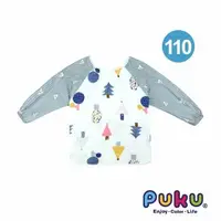 在飛比找森森購物網優惠-PUKU藍色企鵝 長袖防水圍兜衣_森林小樹(110cm)