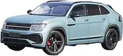 Scale Finished Model Car 1:18 for Volkswagen Touron X 2022 Die-cast Alloy Model Car Miniature Metal Vehicle Popular GiftsStatic Miniature Replica Car(Blue)