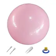 55/65/75CM Yoga Ball with Air Pump Anti-slip Physical Therapy PVC Fitness Balance Ball Pregnancy Birthing Ball Gym Workout Stability Ball pink S
