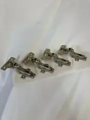 Salice Inset Free Swing Door Hinge W/Mounting Plate.set Of 4.Screws Included New