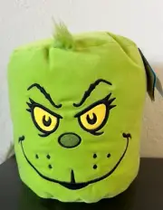 Dr.Seuss Aurora GRINCH Who Stole Christmas Marshmallow 9.25" Plush Pillow NEW