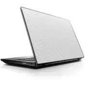 Laptop Notebook Universal Skin Decal Fits 13.3" to 16" / White Carbon Fiber gra