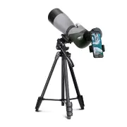 20-60x70 Spotting Scope with Adjustable Tripod HD Dual Focus Long Range Scope