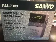 VTG AND RARE SANYO DIGITAL CLOCK- RADIO