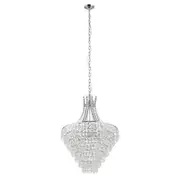 Beires Crystal Pendant Light 10Lt in Chrome