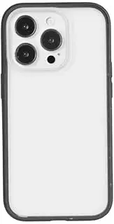 3sixT BioFlex Phone Case for iPhone 14 Pro, Clear/Black