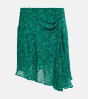[Isabel Marant] Isabel Marant Selena asymmetric miniskirt AU 12 green