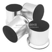 4x 44mm Aluminium Speaker Shock Spike Amplifier Stand Isolation Feet Pad #Silver