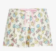 NEW PETER ALEXANDER WOMENS WAFFLE KNIT FLORAL SHORTS PLUS 2+ 20-22 $49.95