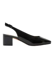 [Easy Steps] Garland Heeled Shoes in Black Patent