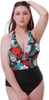 Printed Bikini Halter Bikini Plus Size Swimwear Swim Bikini Set