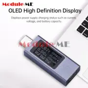 LED Digital Voltage Current Meter Type-C Charging Tester Power Capacity Detector