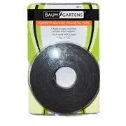 Baumgartens Adhesive-Backed Magnetic Tape Roll, Black, 10-ft x 1/2 in, 66010