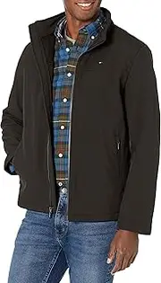 [Tommy Hilfiger] Men's Classic Soft Shell Jacket