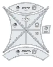 Creative Grids - Template - Double Wedding Ring - 4 Pcs