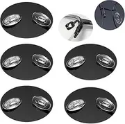 Eyeglass Push in Nose Pads,5 Pairs Oval Slide in Nosepads,Glasses Replacement Anti-Slip Pushin Nose Piece for Eyeglasses, Glasses and Sunglasses