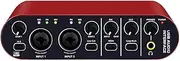 Lnqwhduu Professional 24Bit 192KHz Audio Interface 2 Input Sound Card for Electric Guitar External Studio PC Recording Tuner