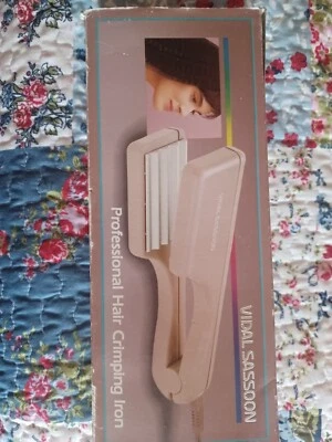 NIBVidal Sassoon Professional Hair Crimping Iron Wave Crimper VS-142 VINTAGE 80s
