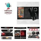 Large Induction Cooktop Protector Mat 20.4 x 30.7 inch, Translucent Magnetic ...
