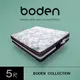 Boden-典藏 莫代爾Modal 5公分天然乳膠釋壓三線獨立筒床墊-5尺標準雙人