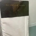 DONNA KARAN Collection Silk Indulgence Cotton Silk Flat Sheet $175 White - King