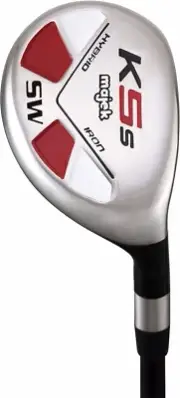Majek Golf Senior Men's SW Hybrid Senior "A" Flex Club, Premium Arthritic Grip