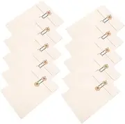 KALLORY 10Pcs Large File Storage Bags Practical File Organizer for School Office Versatile Document Holder with Easy Access for Papers Elegant Design