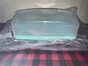 Tupperware Rectangular CAKE TAKER , Carrier, Mint Green