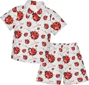 [Caihoyu] Big Boy Hawaiian Button Down T Shirt Shorts Set Toddler Boy Clothes Summer Clothing