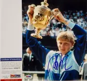 Boris Becker Signed 8"x10" inch Tennis Photograph (PSA DNA #AB94673)