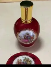 Limoges Step Paris Limoges Perfume Bottle And Trinket Box Set Vintage