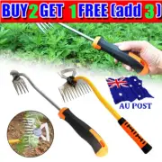 Stainless Steel Hand Weeder Uprooting Weeding Tool Garden BEST Removal VZ
