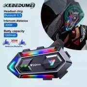 Y20 MAX Bluetooth 5.3 Helmet Intercom Waterproof Headset MP3 Speaker 1000mAh ️