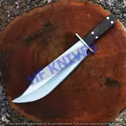 HF KNIVES Handmade Carbon Steel Survival Fixed Blade Rosewood Handle Bowie Knife