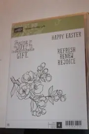 e Stampin Up Indescribable Gift 4 pc NUM