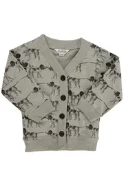 Dogs L/S Cardigan--QUI-5012-3