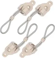 SHINEOFI 4Set Windproof Bungee Cord Locks for Roller Shades Blinds Spring Cord Design for Stability Windy Conditions Easy Installation Versatile Outdoor Use