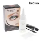 Henna Eyelash Eyebrow Dye Tint Gel Eyelash Brown Black Tint Cream Kit Easy -qk