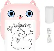 Mini Sticker Printer | Portable Thermal Printers | Inkless Portable Label Maker Machine for Pictures Photos Journals Notes Study Graphics Anatomical Diagrams