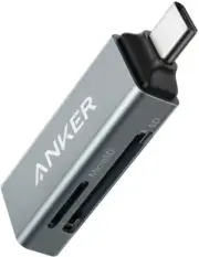 Anker 2-in-1 Memory Card Reader USB C to SD/Micro SD for SDXC SDHC MMC UHS-I